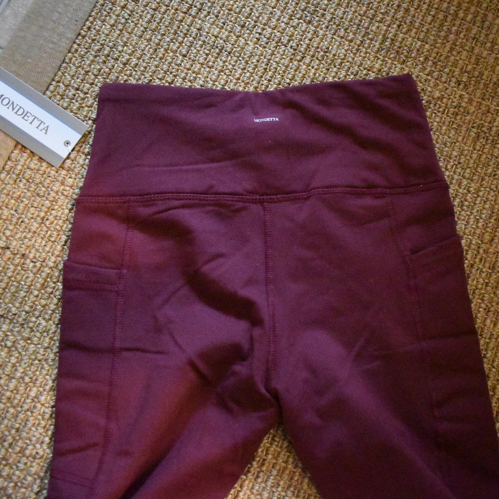 NWT Mondetta Core Leggings Reflective Detail XS/TP Tawny Port - Picture 1 of 13